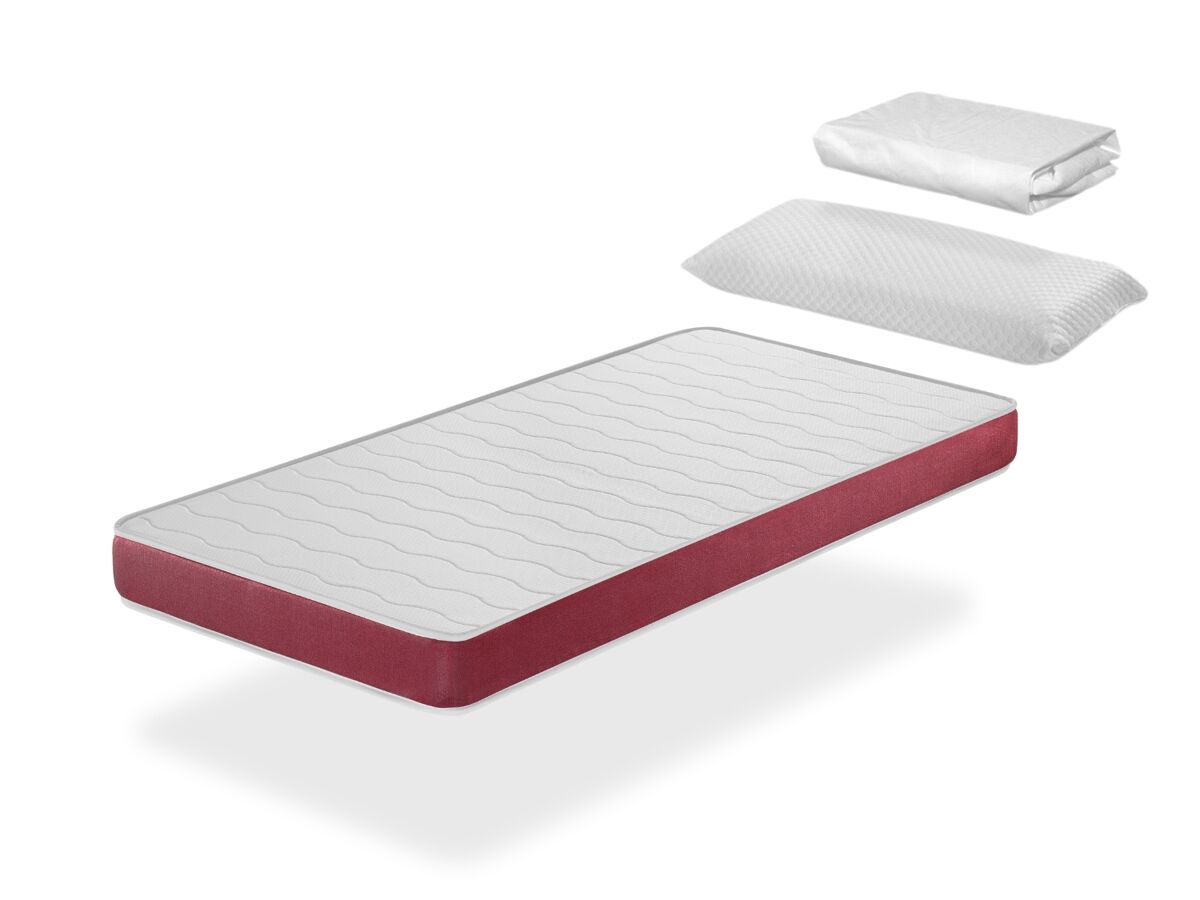 Pack colchón de Espuma DOGO SONHO, Sábana Protectora y Almohada