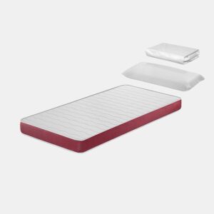 Pack Colchão de Espuma 90x200 cm DOGO SONHO com Capa Protetora e Almofada Altura 14 Respirável e adaptável