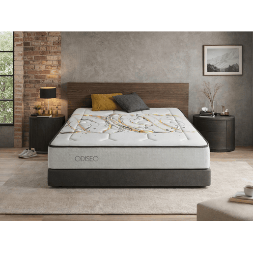 Colchão SONHO ODISEO LATEX 180x200 cm u2013 Altura 30 cm com 2 cm de látex de cada lado Altura 30 Respirável e adaptável