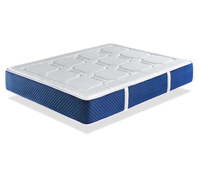Colchón de espuma sonho zion latex 120x200 cm – altura 30 cm con 2 cm de látex a cada lado altura 30 transpirable y adaptable