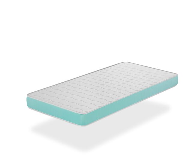 Colchon cuna 70x140 elyna espuma, altura 11 cm, transpirable y ergonomico. firmeza ideal para bebes