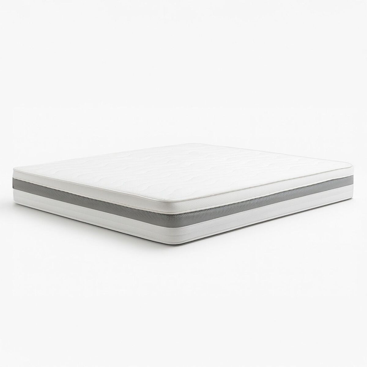 The white stone colchón 135x190 waterfoam termosensible | alta firmeza, transpirable y antialérgico | comodidad estable y soporte ergonómico | práctico empaque al vacío
