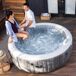Spa hinchable INTEX Bubble Massage Greywood Deluxe 6 personas Spa hinchable INTEX Bubble Massage Greywood Deluxe 6 personas