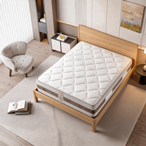 Colchão Viscoelástico 135x190 cm E-Imperial - Altura +- 28 cm - Alta firmeza - Tecido Imperial Stretch e acolchoamento Adapt+ para um descanso confortável e reparador - Borda 5D ultra-respirável