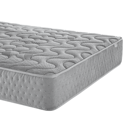 Colchão de molas ensacadas 150x190 cm Fharma - Altura +- 28 cm - Alta firmeza - Tecnologia híbrida com espuma viscoelástica - Dupla face - Tecido elástico suave e agradável ao toque