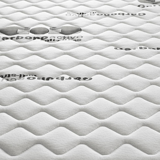 Colchão de espuma 80x180 cm Termic - Altura +- 20 cm - Alta firmeza - Toque suave e ótimo conforto - Espuma HR de alta durabilidade - Tecido 3D 100% respirável - Certificado Oeko-Tex