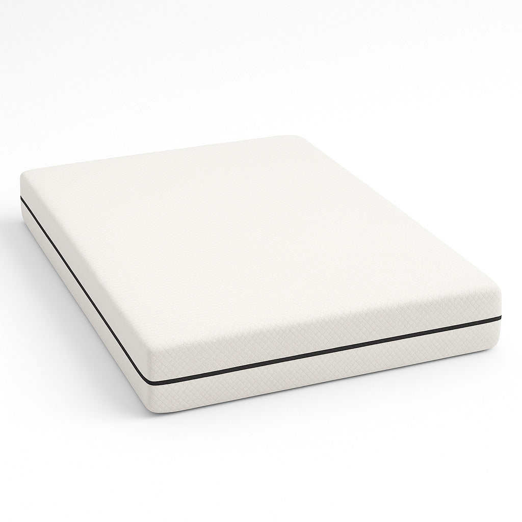 The white stone colchón 160x190 cm de espuma hipoalergénica, altura 16 cm | ortopédico e hipoalergénico | funda antiácaros y antibacteriana