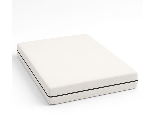 The white stone colchón 90x190 cm de espuma hipoalergénica, altura 16 cm | ortopédico e hipoalergénico | funda antiácaros y antibacteriana
