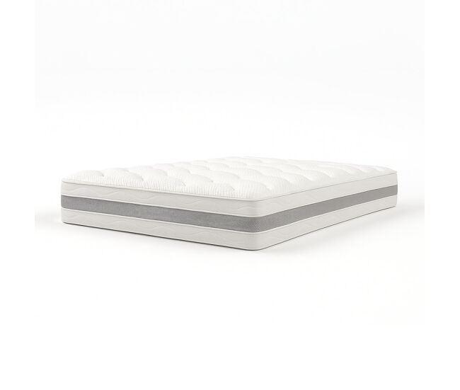 Colchón 80x190 ergonómico y transpirable 20 cm | confort natural y diseño escandinavo de alta firmeza | made in italy | the white stone