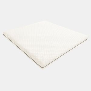 The White Stone Sobrecolchão 180x200 em Memory Foam com 9 Zonas Diferenciadas | Altura 10 cm | Revestimento Removível em Tecido Pure Hipoalergénico | Made in Italy