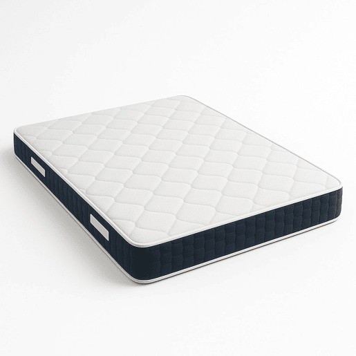 The White Stone Colchão 140x190 cm, Altura 30 cm, com Molas Ensacadas e Memory Foam | Antibacteriano e Respirável | Materiais Certificados Made in Italy