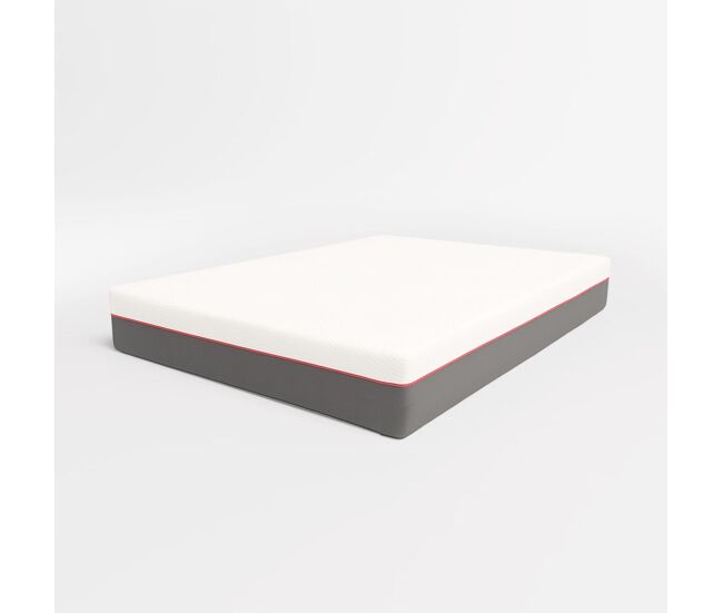 The white stone colchón 135x190 muelles ensacados y espuma viscoelástica | altura 30 cm | ergonómico, hipoalergénico y antibacteriano | hecho en italia