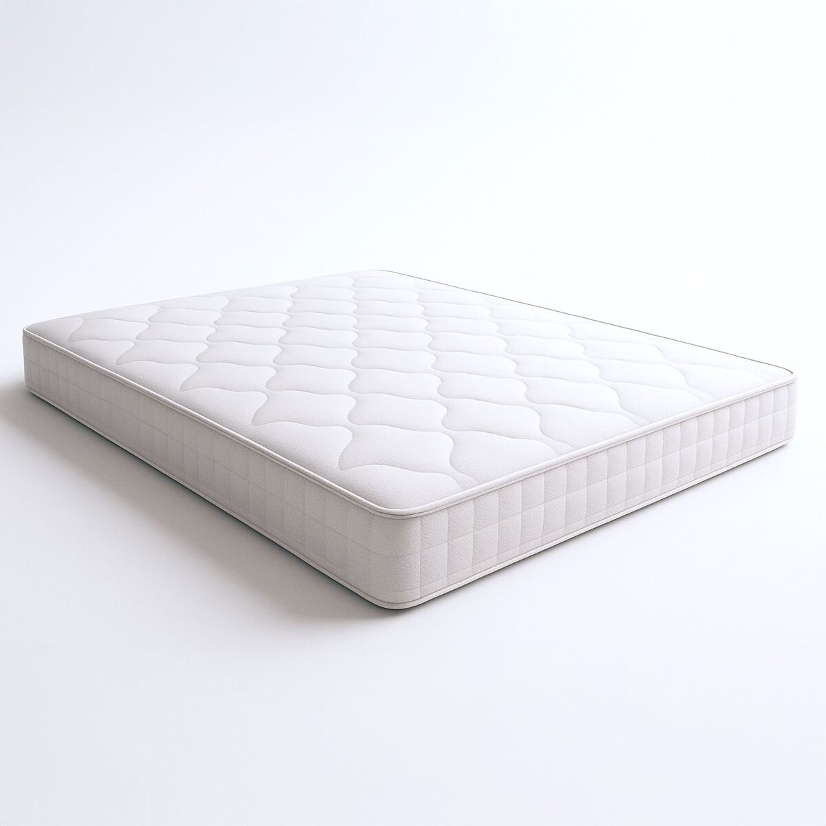 The white stone colchón 90x200 con muelles ensacados y memory foam | altura 25 cm | ergonómico, ignífugo, anallérgico | fabricado en italia