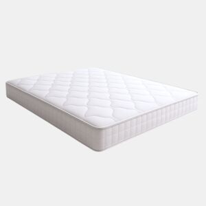 The White Stone Colchão 90x200 com Molas Ensacadas e Memory Foam | Altura 25 cm | Ergonómico, Ignífugo, Hipoalergénico | Produzido em Itália