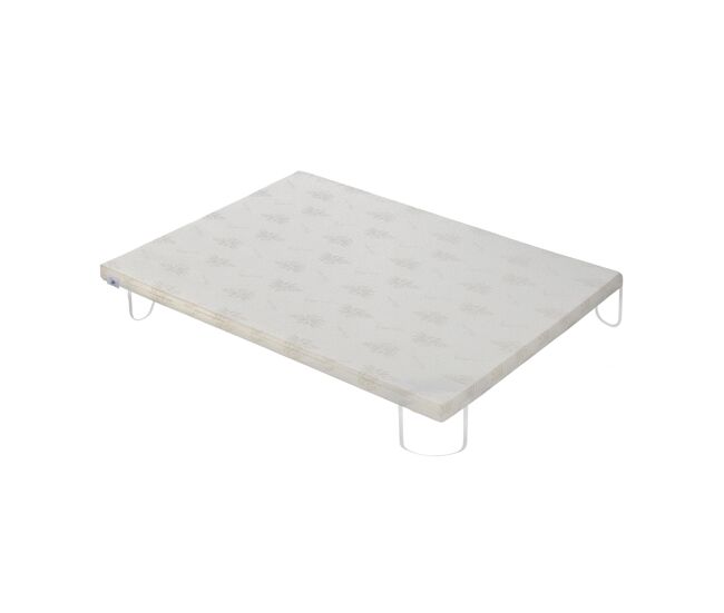 Topper 100% viscoelástico 140x200cm - funda aloe vera lavable - grosor 5cm - fusion home