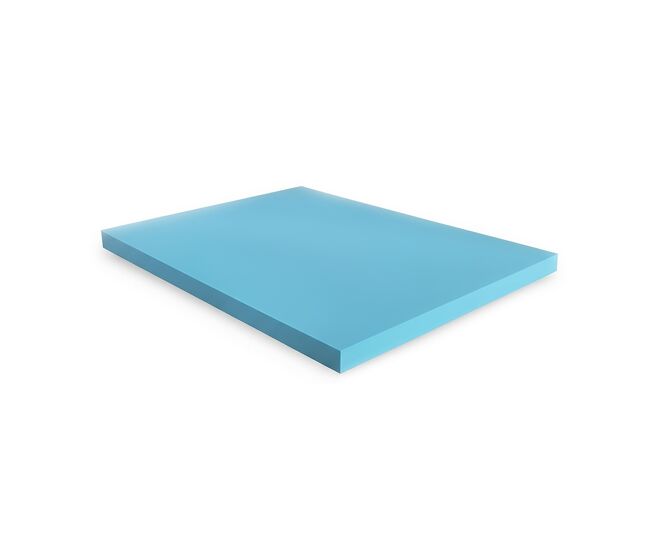 Topper viscoelástico 135x190cm - sobrecolchón viscogel - grosor 5cm - fusion home