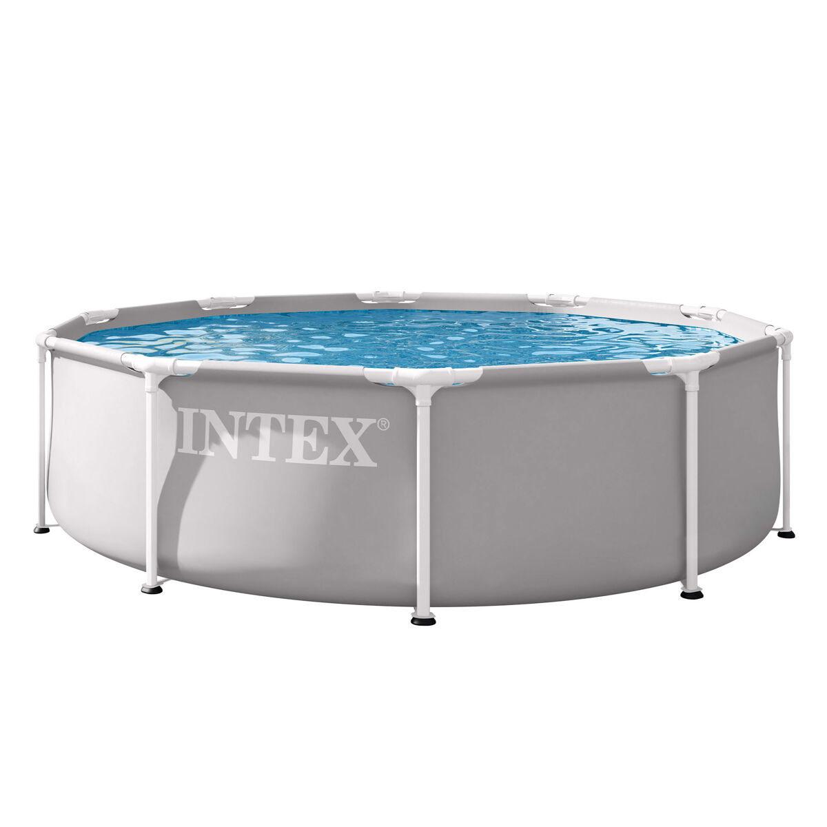 Intex piscina desmontable redonda prism frame 3,6 metros