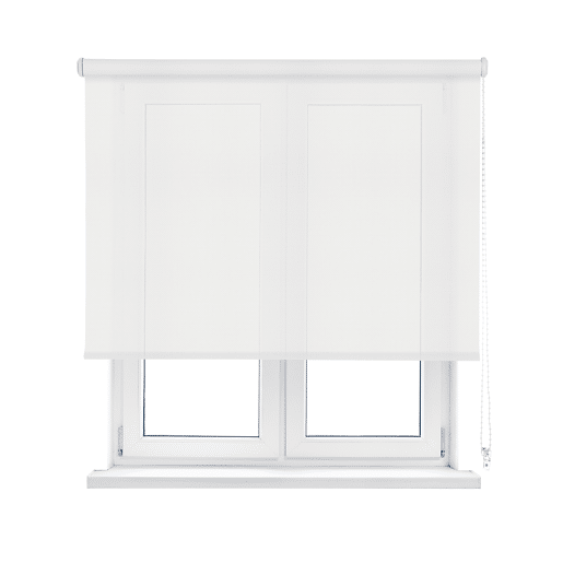 Estore de Rolo Screen Abertura 10% Branco 120 X 250cm Estore de Rolo Screen Abertura 10% Branco 120 X 250cm