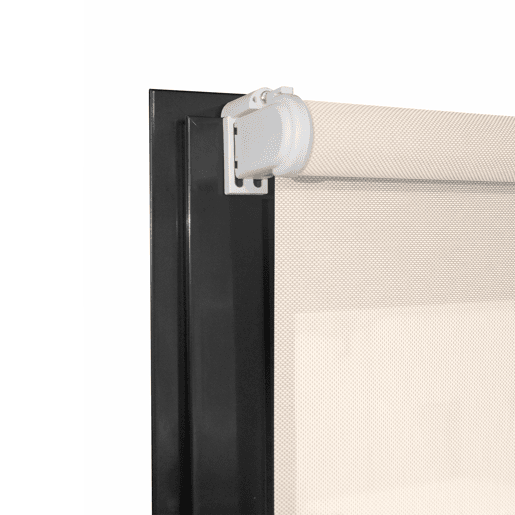 Estore de Rolo Easy Fix Screen Abertura 10% Bege 55 X 190cm Estore de Rolo Easy Fix Screen Abertura 10% Bege 55 X 190cm