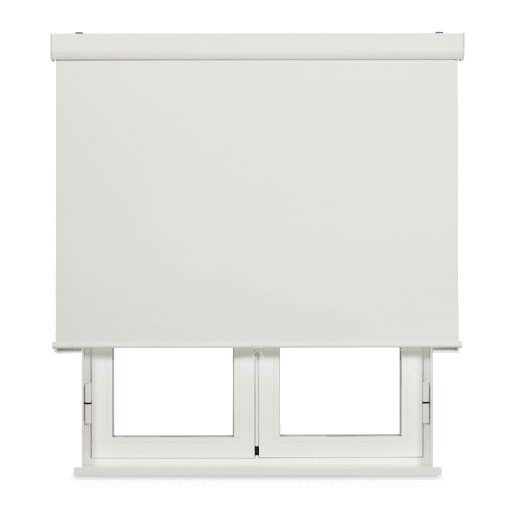 Estore de Rolo com sistema de mola con Cajón Opaco Branco 120 X 190cm
