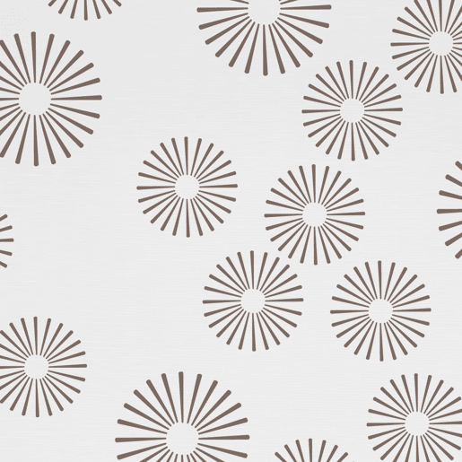 Estore de Rolo Estampado Pasodoble Branco y Marrom 180 X 250cm Estore de Rolo Estampado Pasodoble Branco y Marrom 180 X 250cm