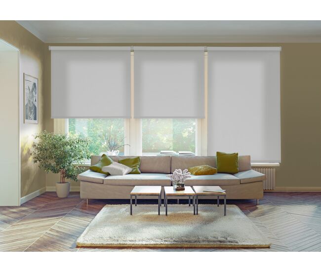 Estor enrollable traslúcido ecofuture gris 120 x 250cm