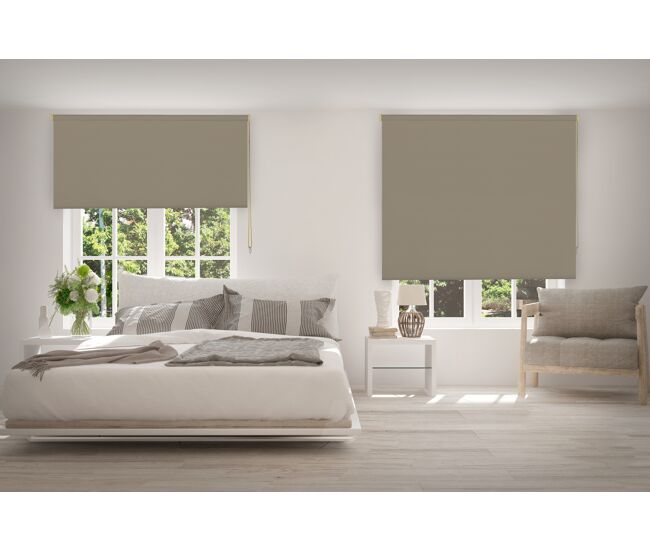 Estor enrollable opaco térmico desert 105 x 250cm