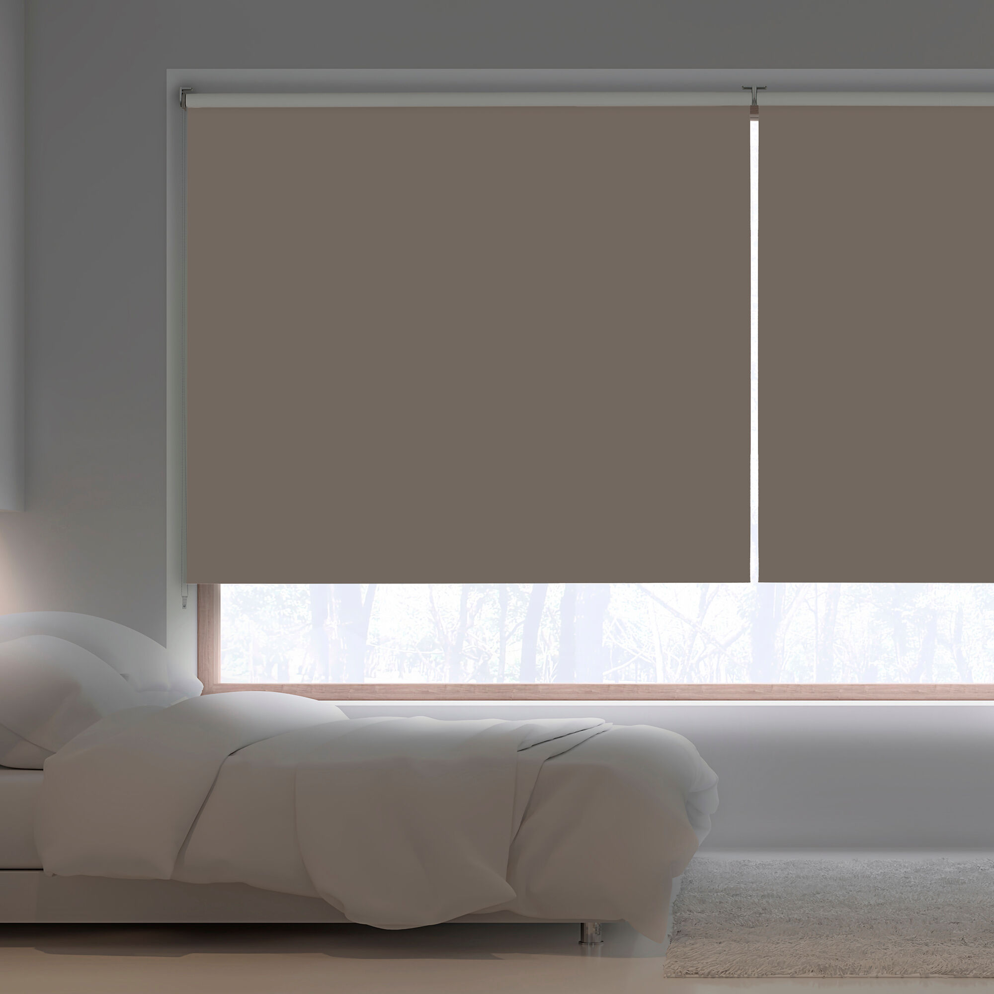 Estor Enrollable Opaco Térmico Textil Texturado