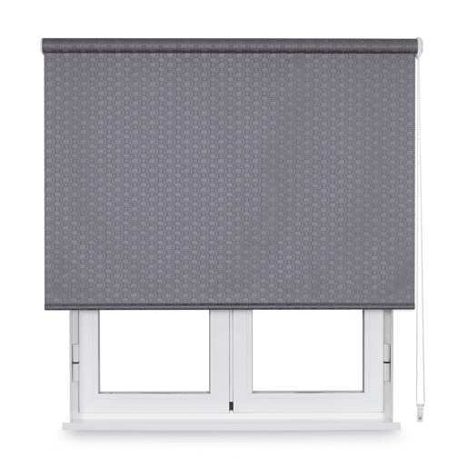 Estore de Rolo Translúcido Link Bright Brass Cinza 135 X 190cm
