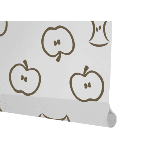 Estore de Rolo Estampado Jazz Branco y Marrom 180 X 250cm Estore de Rolo Estampado Jazz Branco y Marrom 180 X 250cm