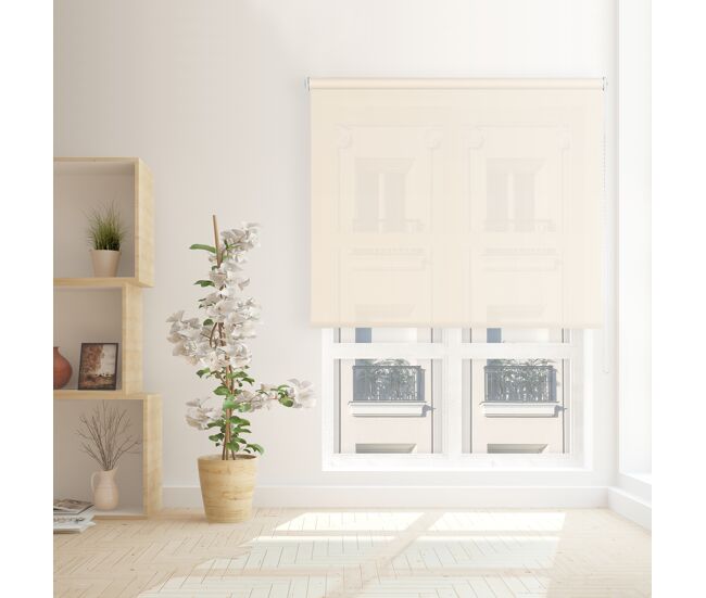 Estor enrollable screen apertura 10% beige 105 x 190cm