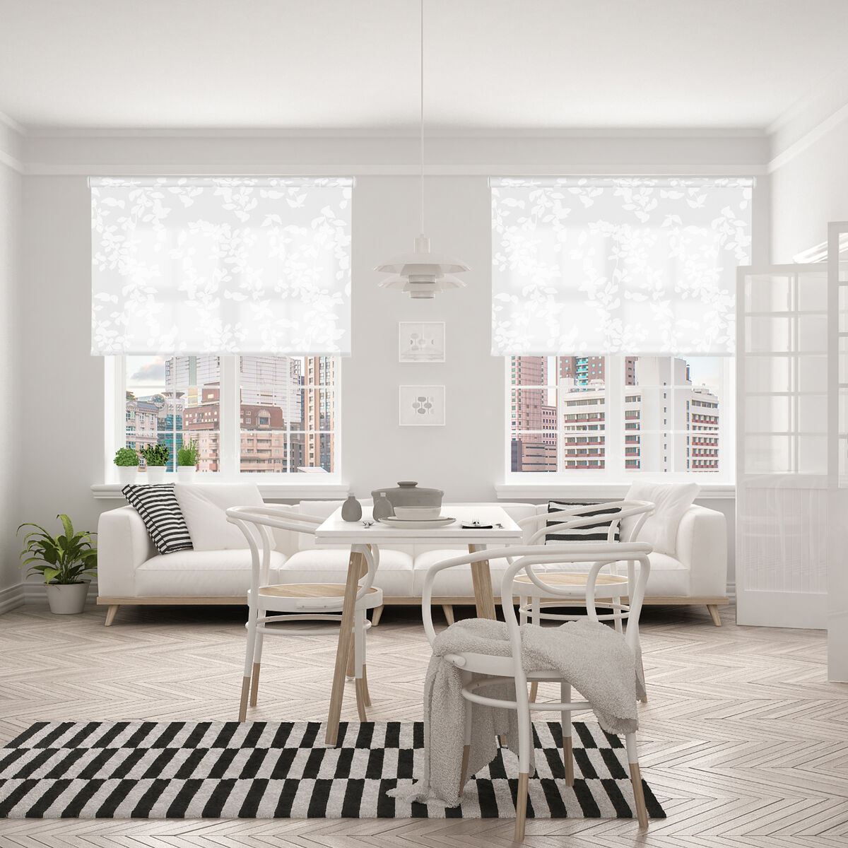 Estor Enrollable Traslúcido Polar