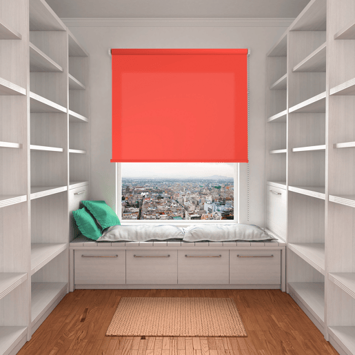 Estore de Rolo TranslĂșcido L2000 Coral 180 X 250cm Estore de Rolo TranslĂșcido L2000 Coral 180 X 250cm