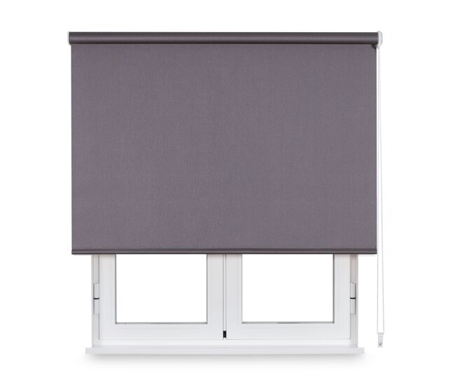 Estor enrollable traslúcido metallics gris 120 x 190cm
