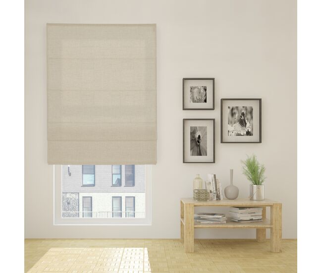 Estor plegable traslúcido sack gris 120 x 210