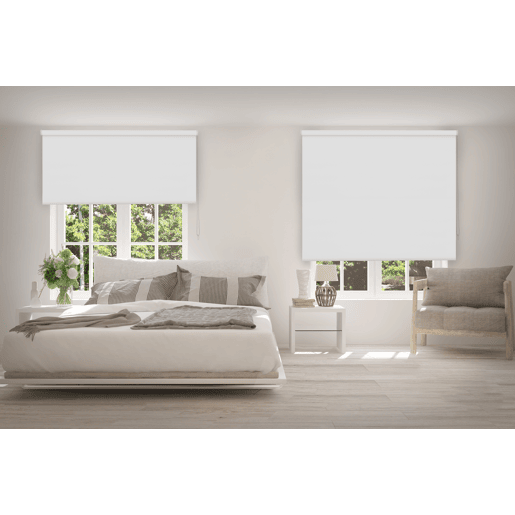 Estore de Rolo Opaco Branco 105 X 250cm Estore de Rolo Opaco Branco 105 X 250cm