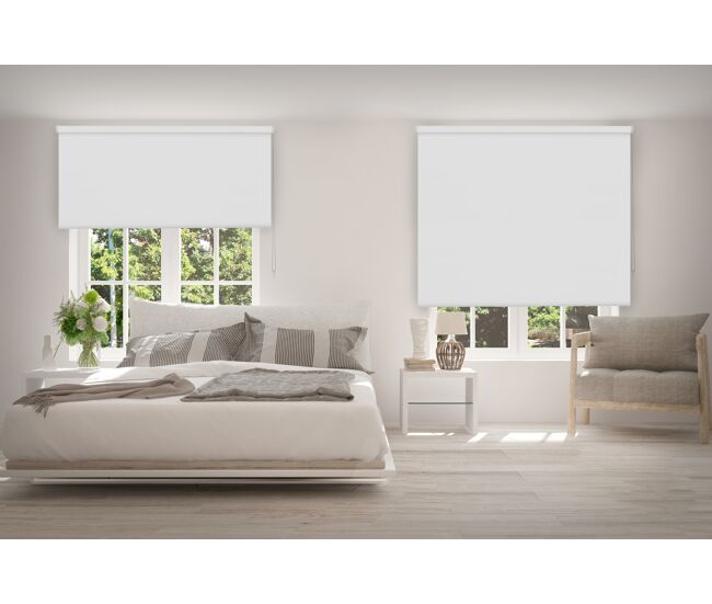 Estor enrollable opaco térmico blanco 180 x 250cm