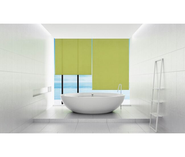 Estor enrollable traslúcido etamine verde 120 x 250cm