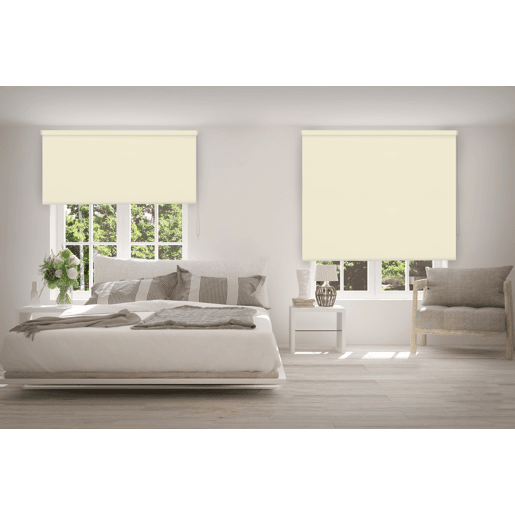 Estore de Rolo Opaco Marfim 220 X 250cm Estore de Rolo Opaco Marfim 220 X 250cm