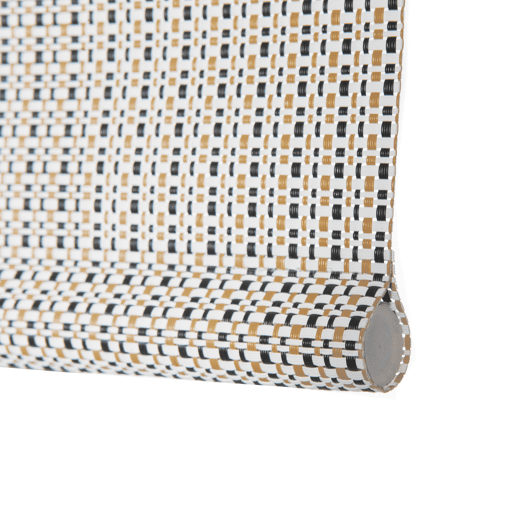 Estore de Rolo Screen Royal Abertura 8% Beje e Preto 135 X 250cm Estore de Rolo Screen Royal Abertura 8% Beje e Preto 135 X 250cm
