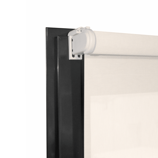 Estore de Rolo Easy Fix Screen Abertura 10% Branco Linho 45 X 190cm Estore de Rolo Easy Fix Screen Abertura 10% Branco Linho 45 X 190cm