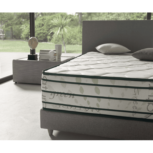 Colchão de molas ensacadas 80x180cm Verde Natural Altura 29cm +-2. Matris