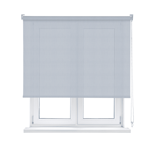 Estore de Rolo Screen Royal Abertura 8% Beje e Azul 90 X 250cm