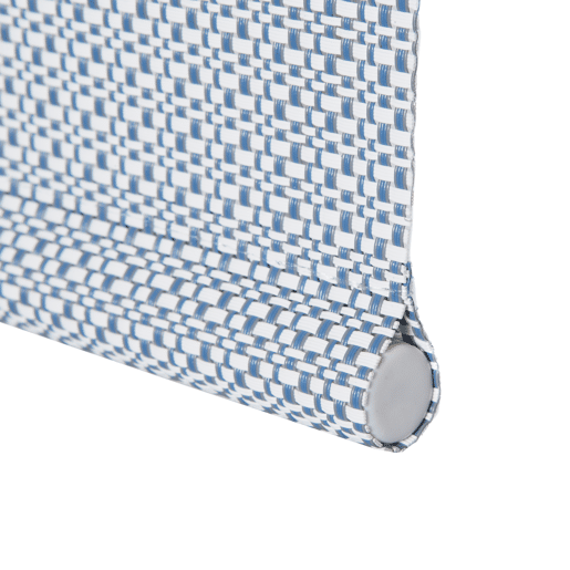 Estore de Rolo Screen Royal Abertura 8% Beje e Azul 90 X 250cm