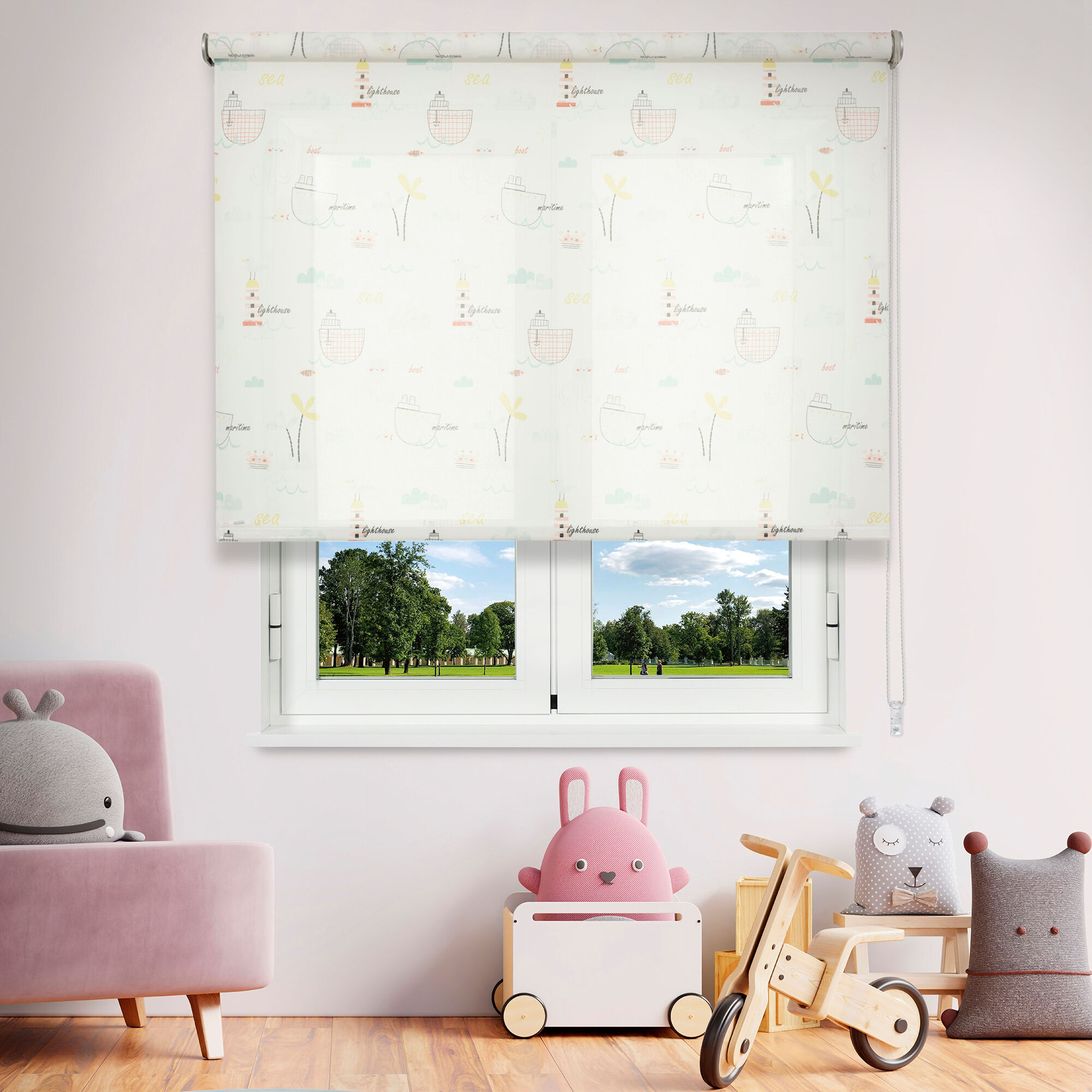 Estor Enrollable Traslúcido Sailor