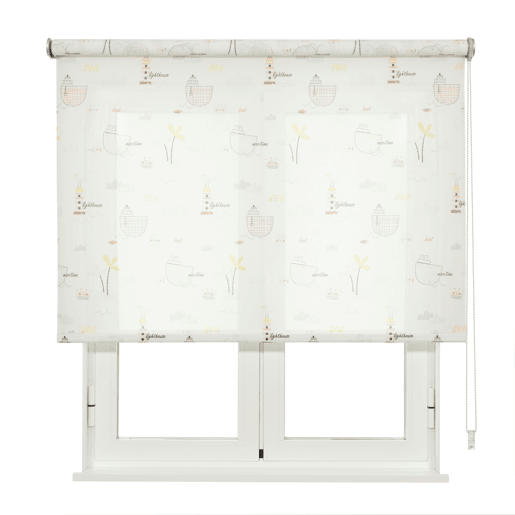 Estore de Rolo TranslĂșcido Sailor Branco 105 X 250cm Estore de Rolo TranslĂșcido Sailor Branco 105 X 250cm