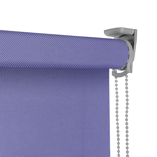 Estore de Rolo Screen Abertura 10% Prata e Azul 90 X 250cm