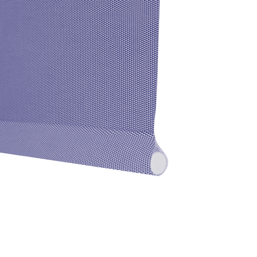 Estore de Rolo Screen Abertura 10% Prata e Azul 90 X 250cm