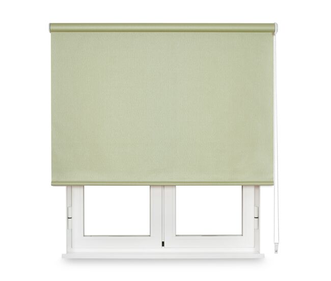 Estor enrollable traslúcido metallics verde 135 x 190cm