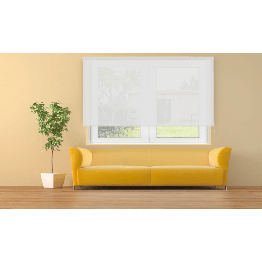 Estore de Rolo TranslĂșcido Cotton Branco 120 X 250cm Estore de Rolo TranslĂșcido Cotton Branco 120 X 250cm